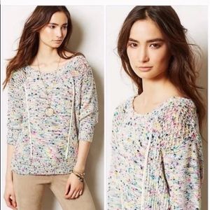 Anthropologie confetti knit sweater. Size S.